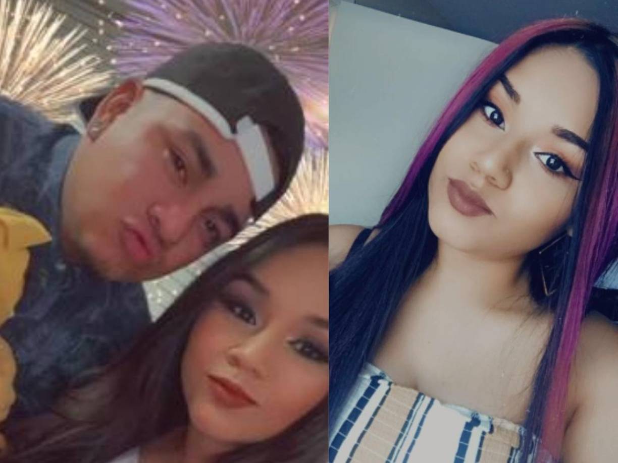 A la izquierda, la foto con la que Maryuri Reconco e Iker Martínez le dieron las bienvenida al 2024. “Happy New Year (Feliz Año Nuevo)”, decía la imagen que le mandó a una de sus mejores amigas y quien en exclusiva se la proporcionó a Diario La Prensa.