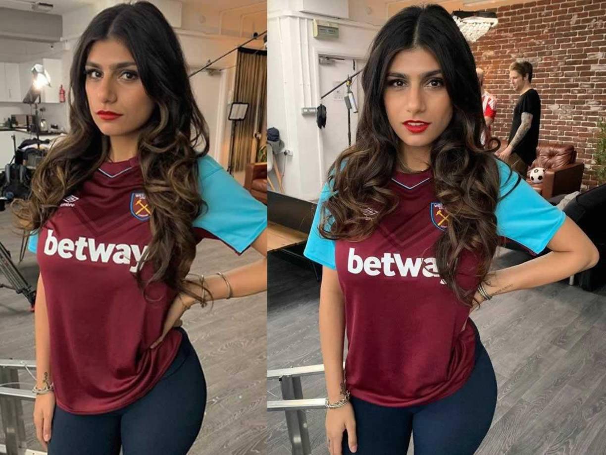 A Mia Khalifa le gusta mucho el deporte y es apasionada del West Ham United de la Premier League.