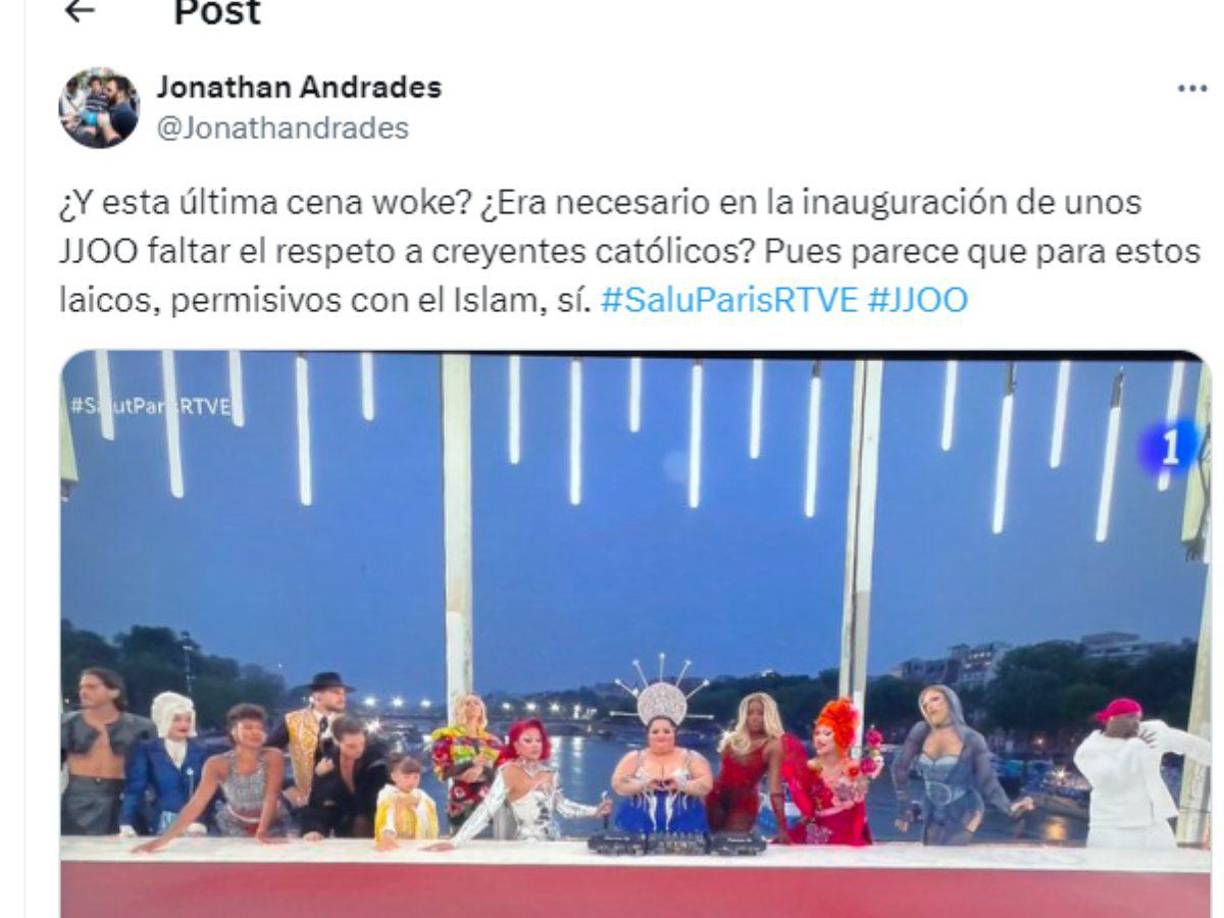 En la ceremonia de apertura de la justa olímpica se ‘simuló’ ‘La Última Cena’, una de las obras más famosas del artista del Renacimiento, Leonardo da Vinci.