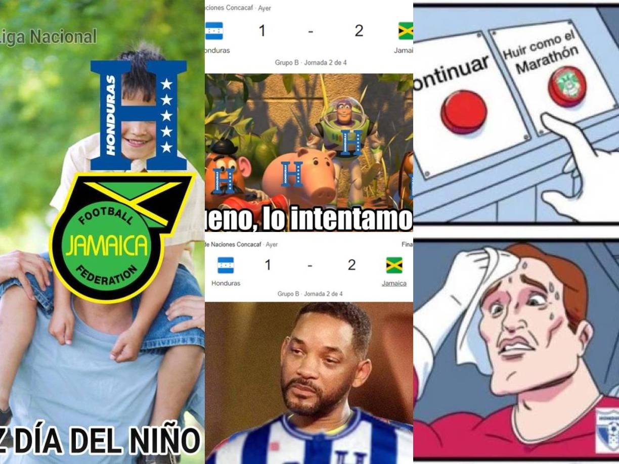 Honduras cayó 1-2 ante Jamaica y las redes sociales no perdieron la oportunidad para compartir los mejores memes. 