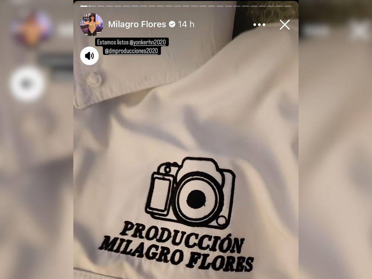 ”Solo puedo decir gracias Dios por lo que se viene, gracias Dios. Vean que hermosa quedó la camisa para la producción”, dijo Milagro Flores al momento de mostrar el uniforme de su emprendimiento. 