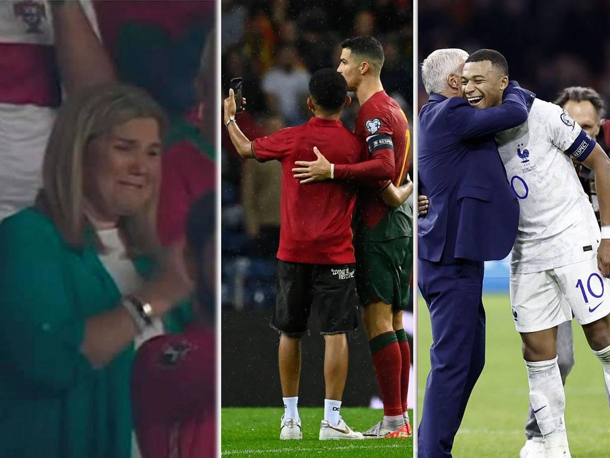 Las imágenes más curiosas que nos dejó la jornada deportiva de este viernes en Europa con Cristiano Ronaldo y Kylian Mbappé como grandes protagonistas.