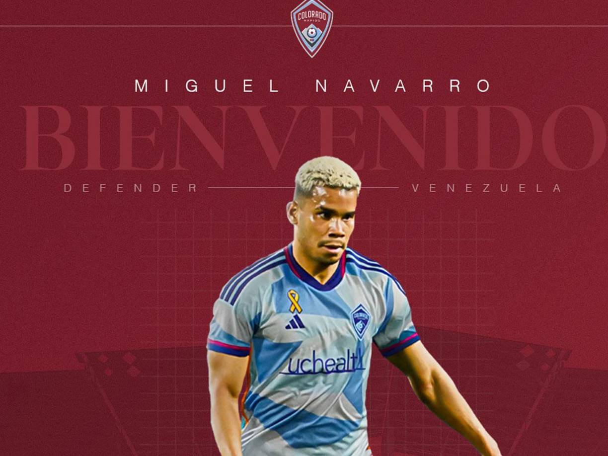 El Colorado Rapids ha fichado al lateral izquierdo venezolano Miguel Navarro.