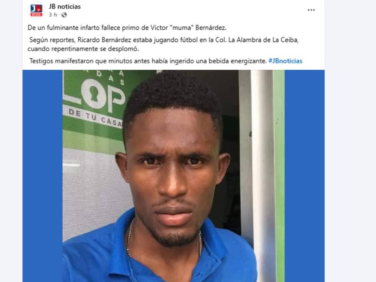 Ricardo estaba jugando fútbol cuando de repente se desplomó.