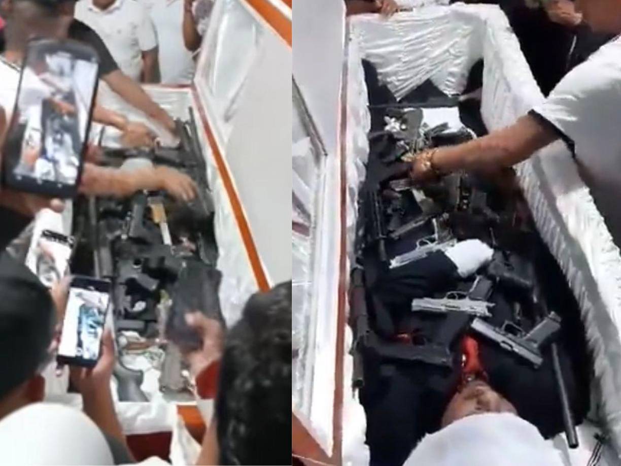 Líder de una banda criminal ligado a Los Choneros fue enterrado fuertemente armado, Su velerio se hizo viral en redes sociales.