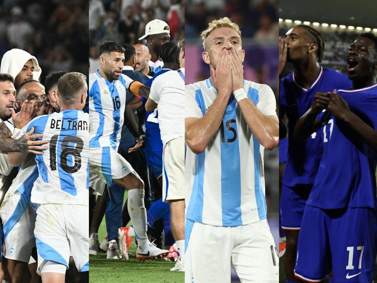 La Selección de Francia derrotó por 1-0 a Argentina y los eliminó de los Juegos Olímpicos de París 2024.