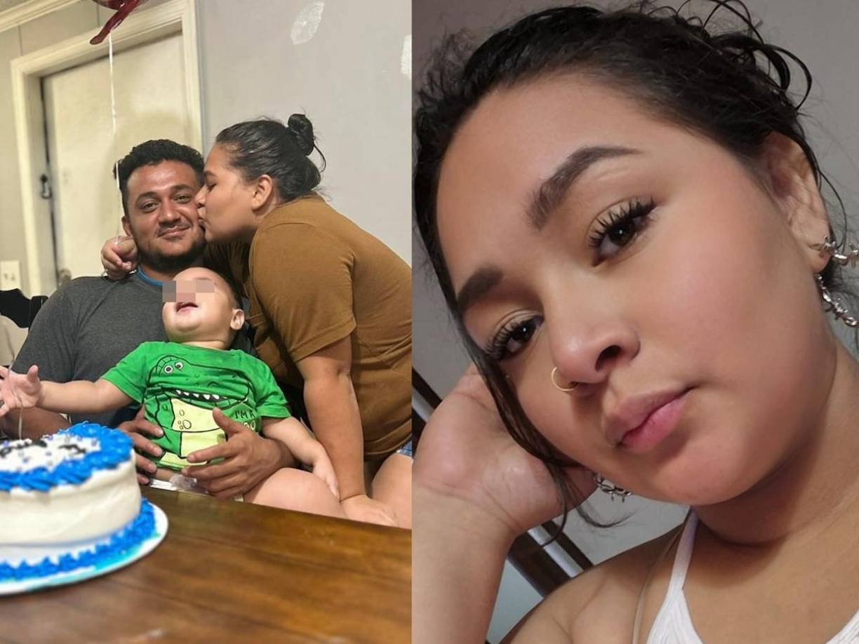 Lorena, de 22 años, tenía tres hijos, el menor de ellos es hijo de Marlon Casco.