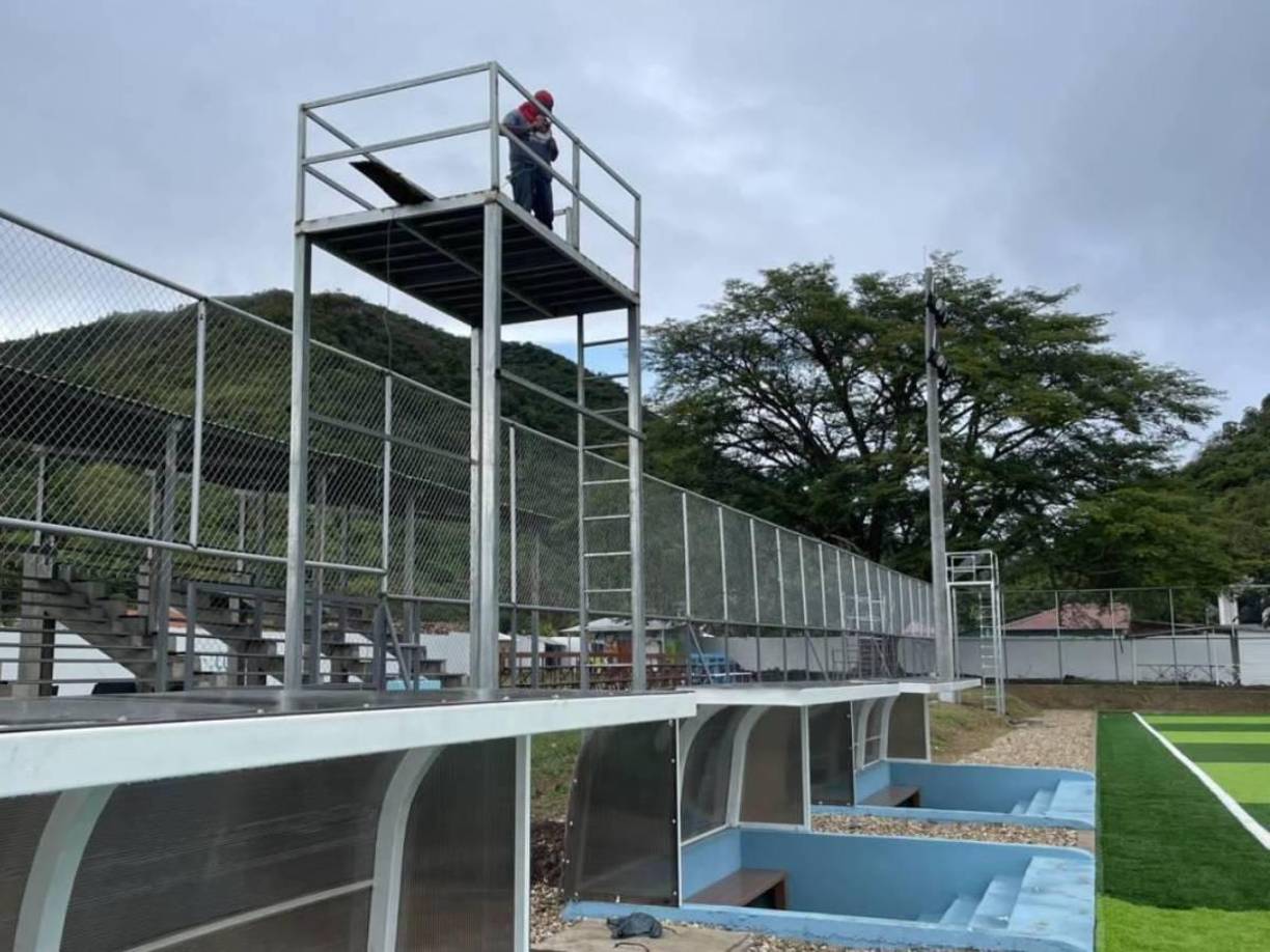 Casi en un 90% de finalizado tienen las obras con lo solicitado por la Liga Nacional de Honduras para la respectiva aprobación.