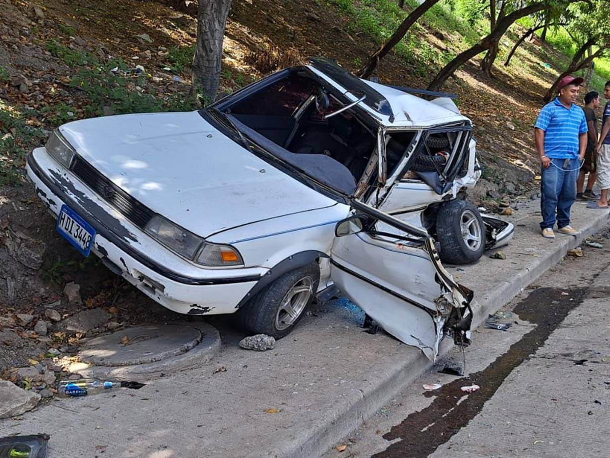 Las personas lesionadas fueron trasladas al hospital Escuela.