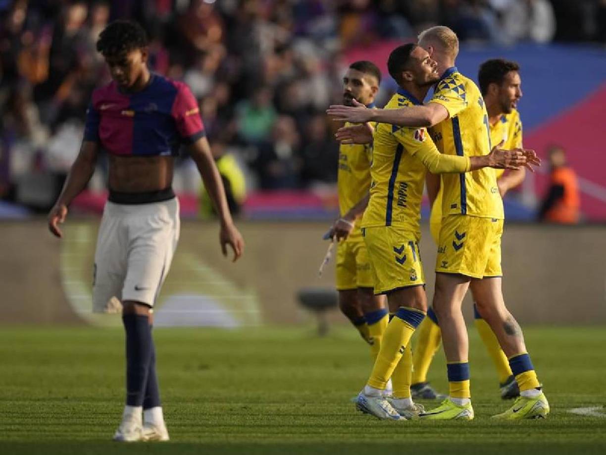 Las Palmas castigó a un Barcelona que venía con los ánimos altos tras la goleada en Champions al Brest. 