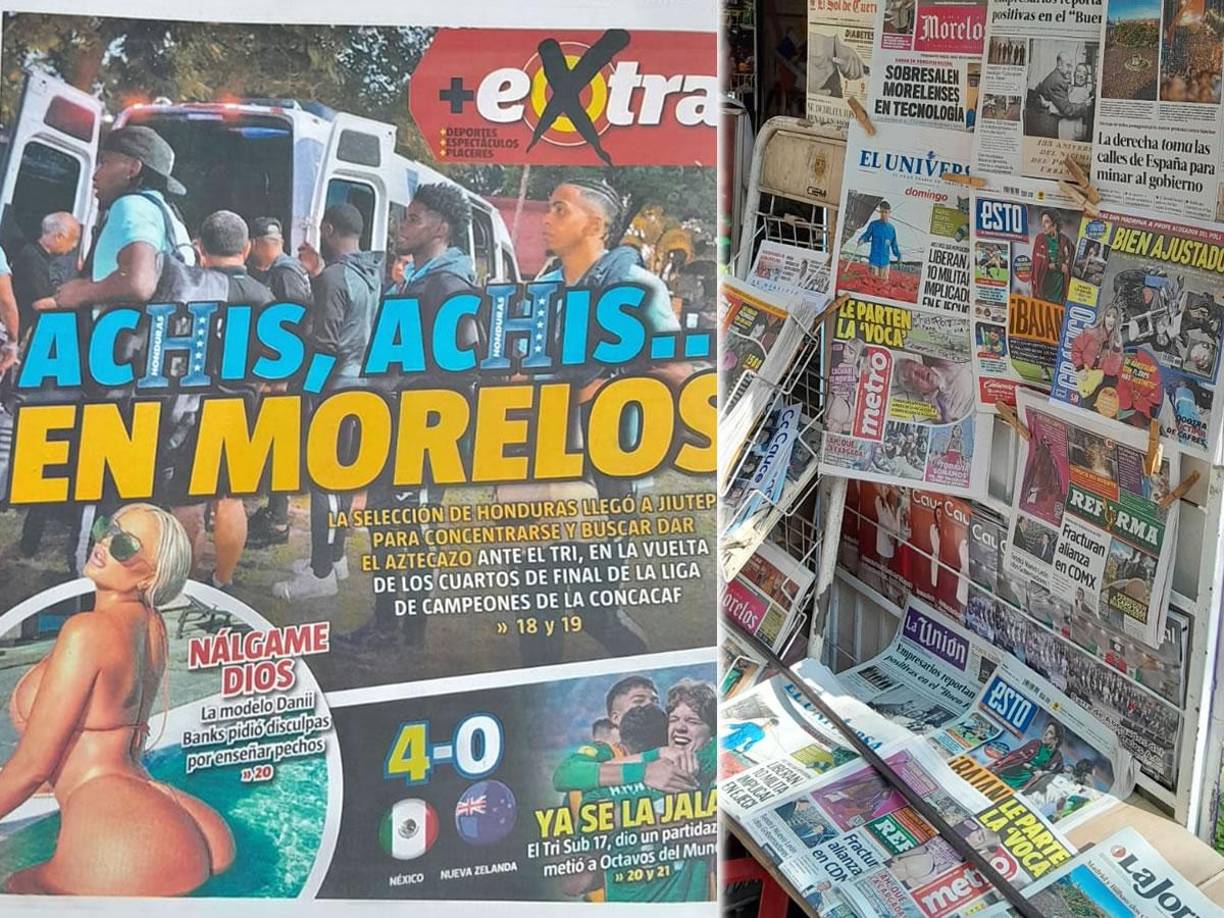 Los principales diarios deportivos de México dicen que hay poca expectativa en el Tri después del tropiezo ante Honduras el pasado viernes en Tegucigalpa. “Fantasma al acecho”.