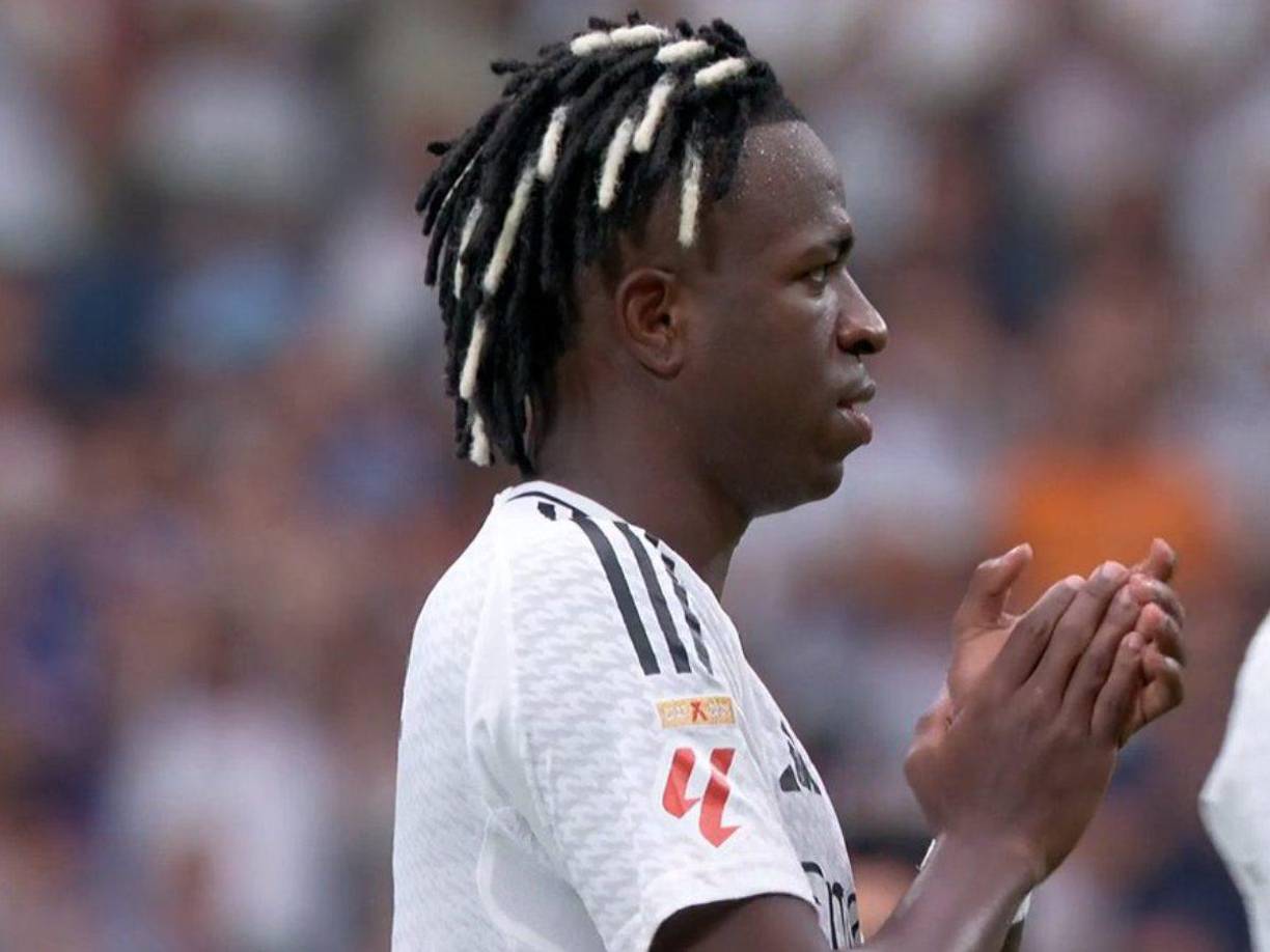 Vinicius sorprendió con este peculiar look que se hizo para el duelo Real Madrid vs Valladolid.
