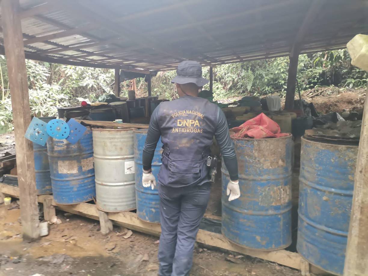 La Policía Antidrogas participó en la acción.