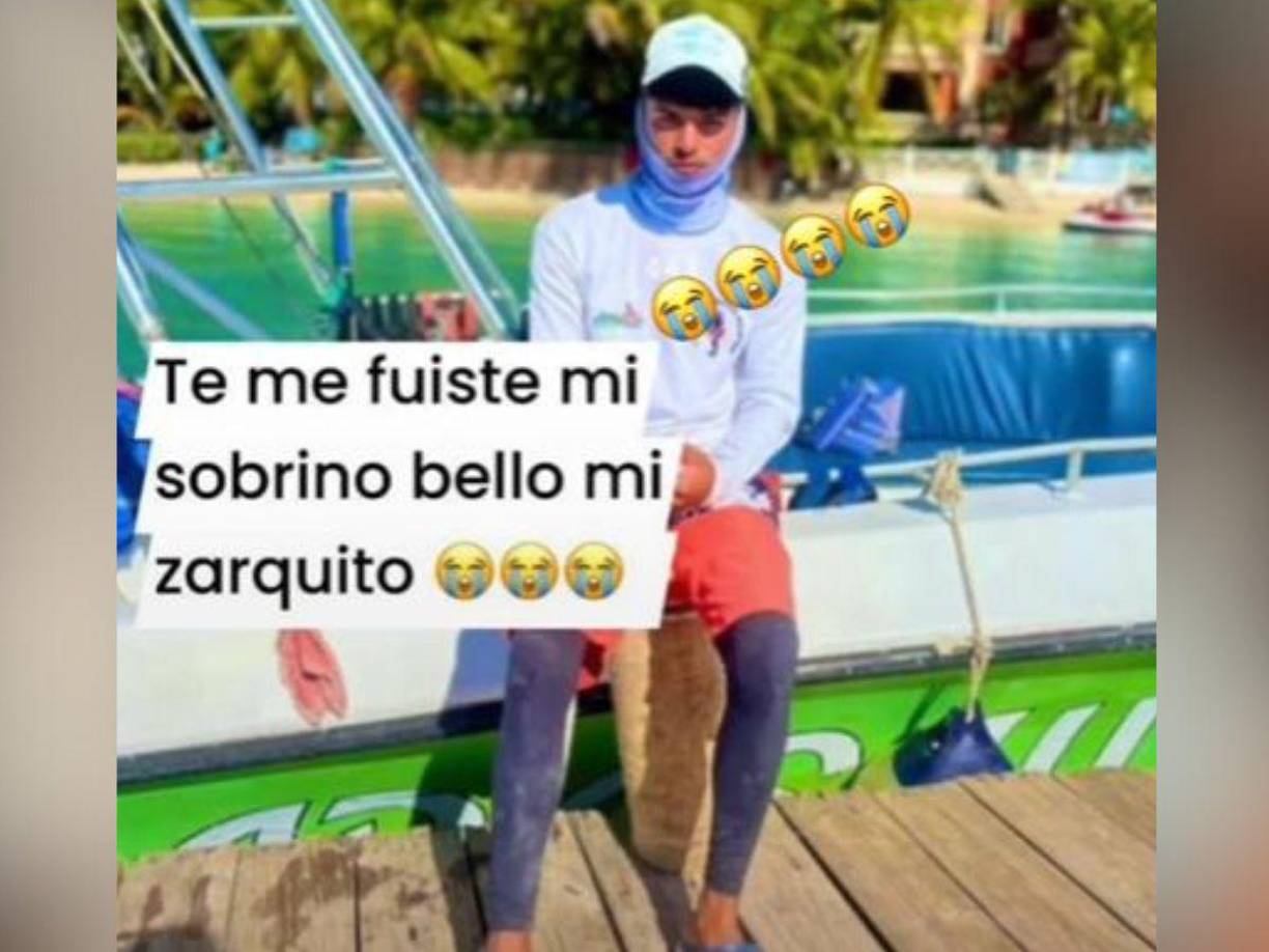 Los mensajes de duelo inundaron las redes sociales de los medios informativos de Roatán. 