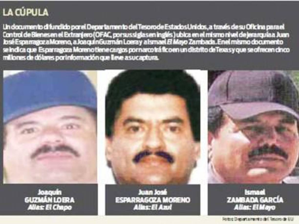 La notoriedad de Esparragoza Moreno alcanzó tal nivel que en 2013 fue incluido en una lista del gobierno de Estados Unidos, que ofrecía recompensas por información que condujera a la captura de los narcotraficantes más poderosos de la época.