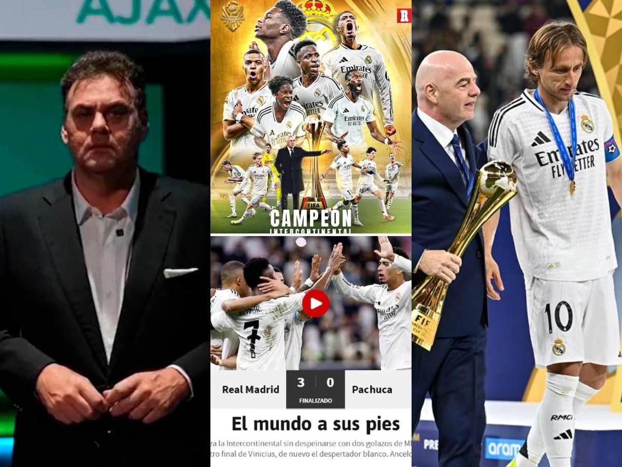 El Real Madrid se corona campeón de la Copa Intercontinental tras vencer por 3-0 al Pachuca en la final. Esto dicen los medios internacionales del título.
