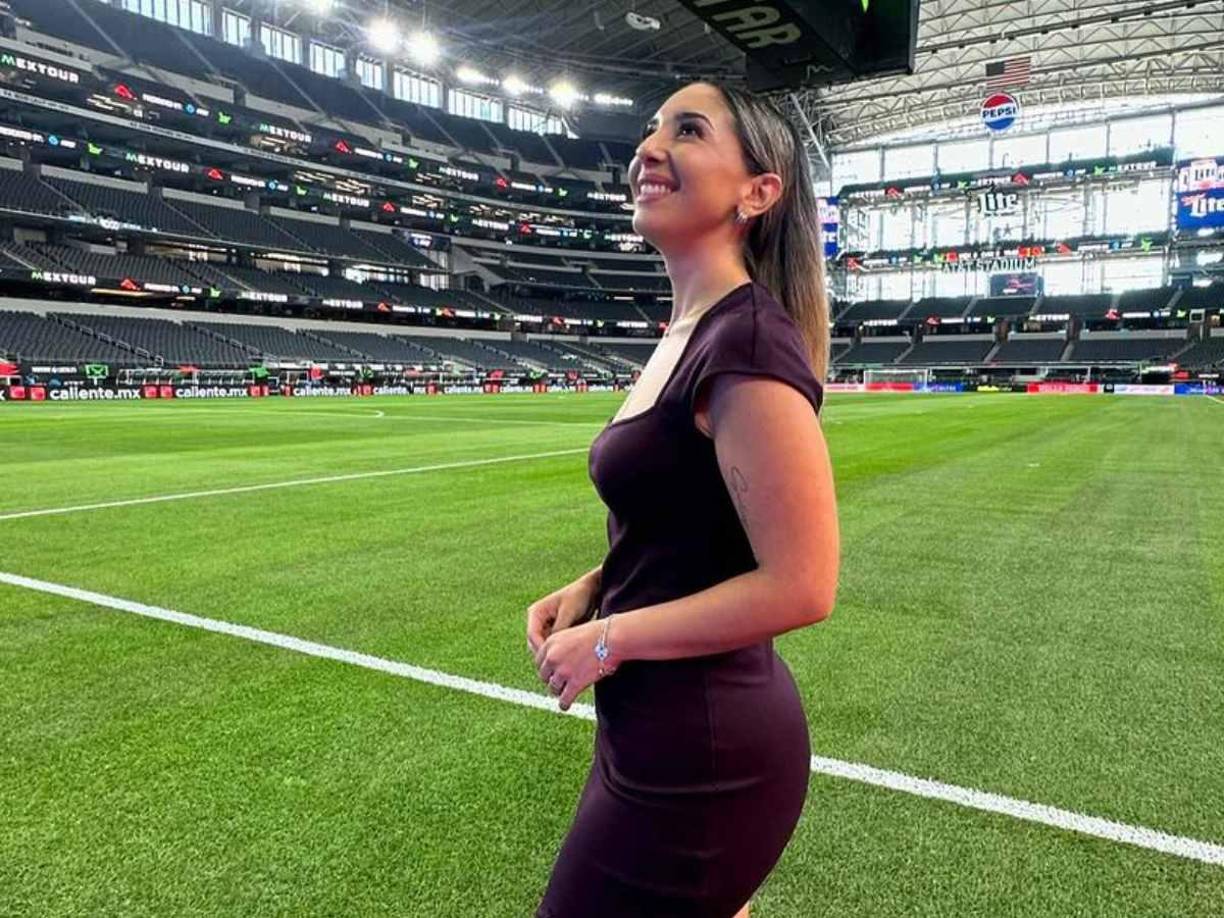 Mafer le da cobertura a la selección mexicana y para el duelo ante Honduras no ha sido la excepción.