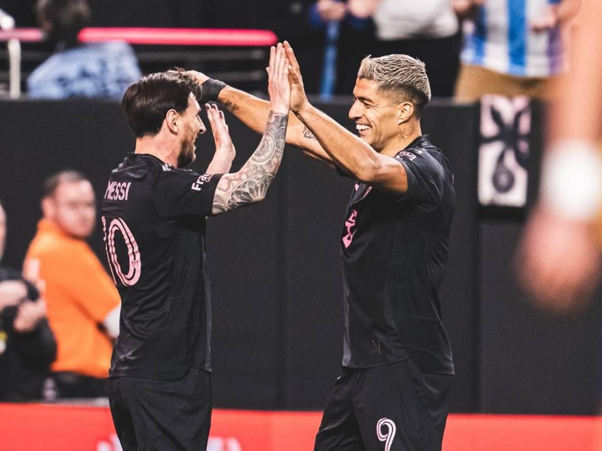 Lionel Messi anotó el primer gol del Inter Miami en la primera parte frente al América.