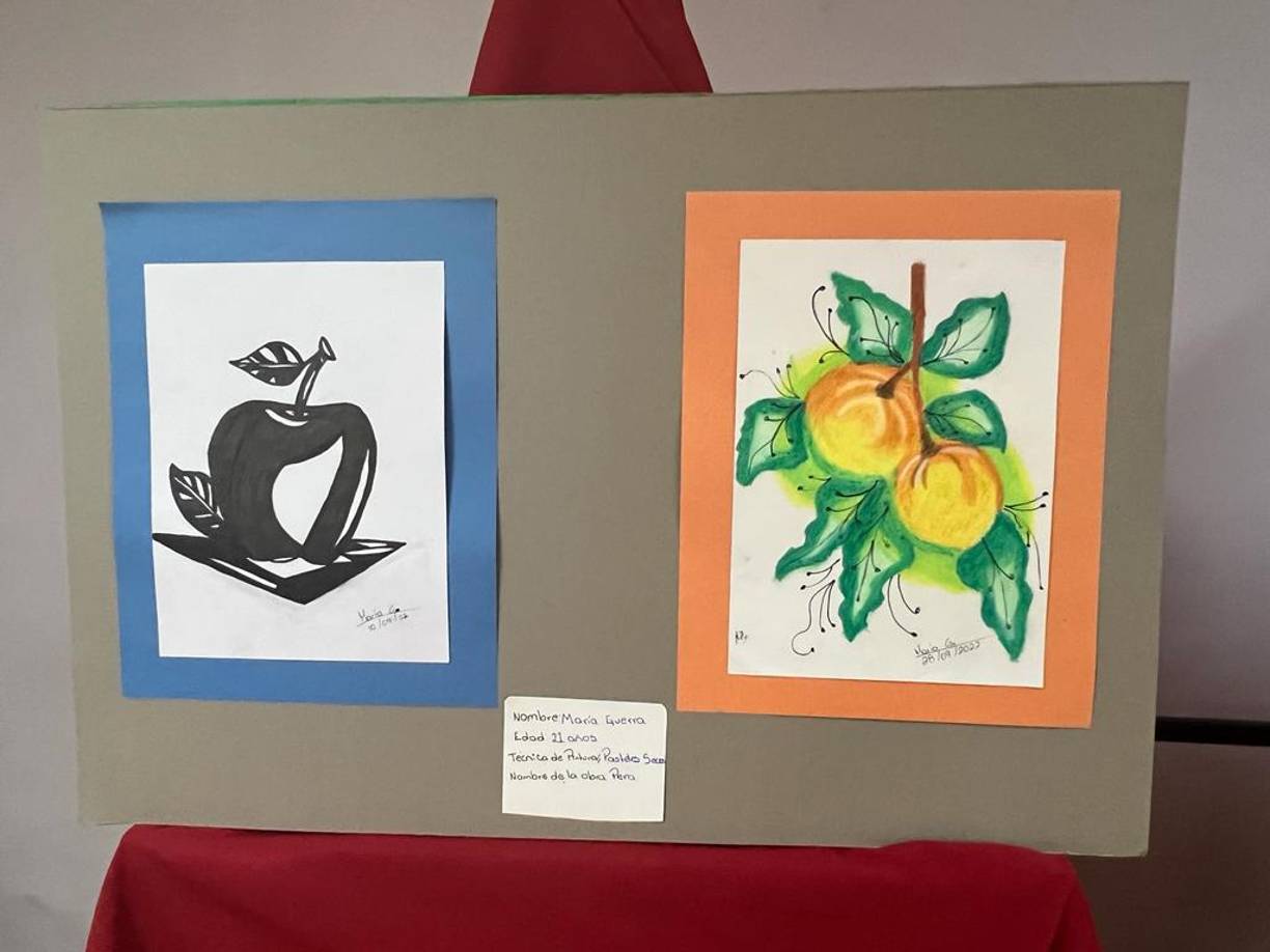 Obras realizadas por María Guerra de 21 años de edad