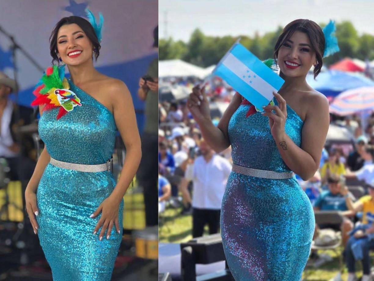 La presentadora Milagro Flores deslumbra con su hermoso atuendo en Estados Unidos.
