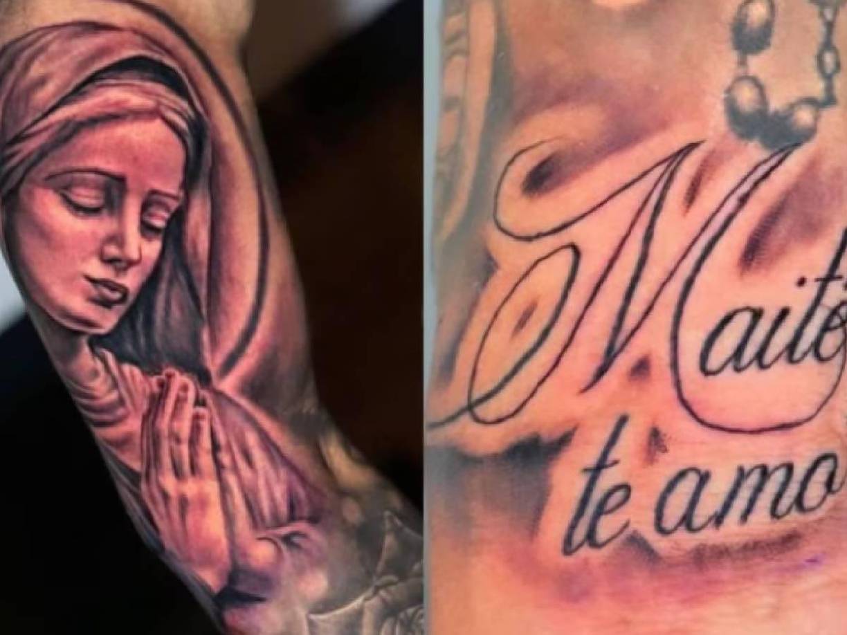 Mientras tanto, el exjugador del Real Madrid decidió tatuarse el nombre de su futura hija, tal y como compartió en su perfil de Instagram: “Maitê te amo”.