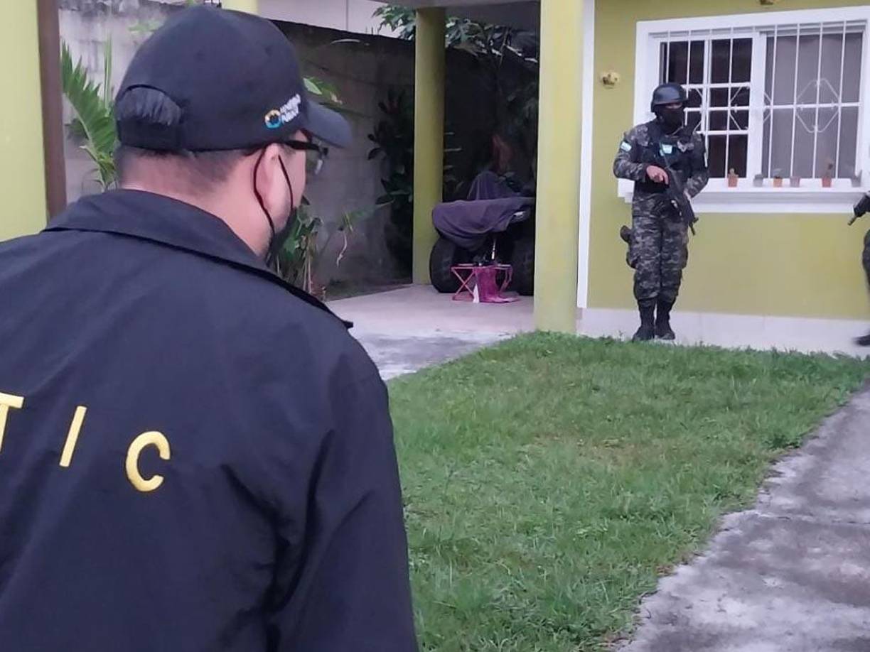 Imágenes del operativo contra cabecillas de la MS-13