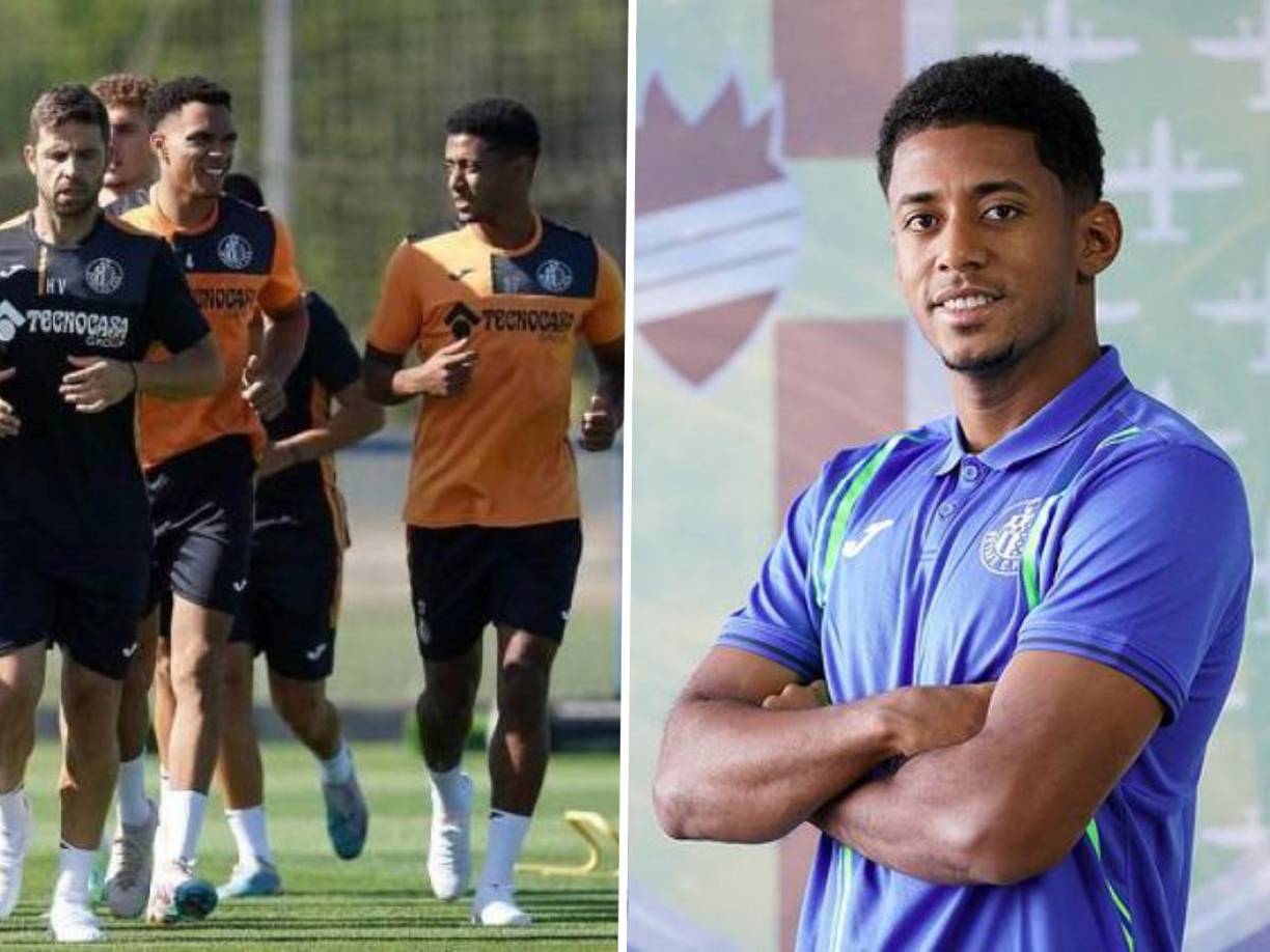 El delantero hondureño Antony “Choco” Lozano realizó este sábado su primer entrenamiento con la camisa del Getafe de España, su nuevo club. 
