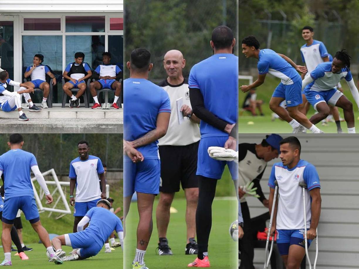 Así fue el primer entrenamiento de Eduardo Espinel como nuevo entrenador del Olimpia, en el Centro del Ato Rendimiento José Rafael Ferrari.