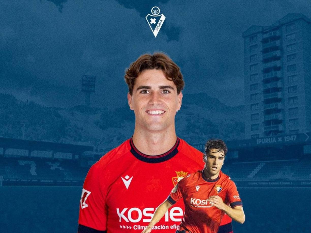 El Eibar ha fichado al medio-ofensivo Javi Martínez, llega procedente del Osasuna. Firma hasta junio de 2027.