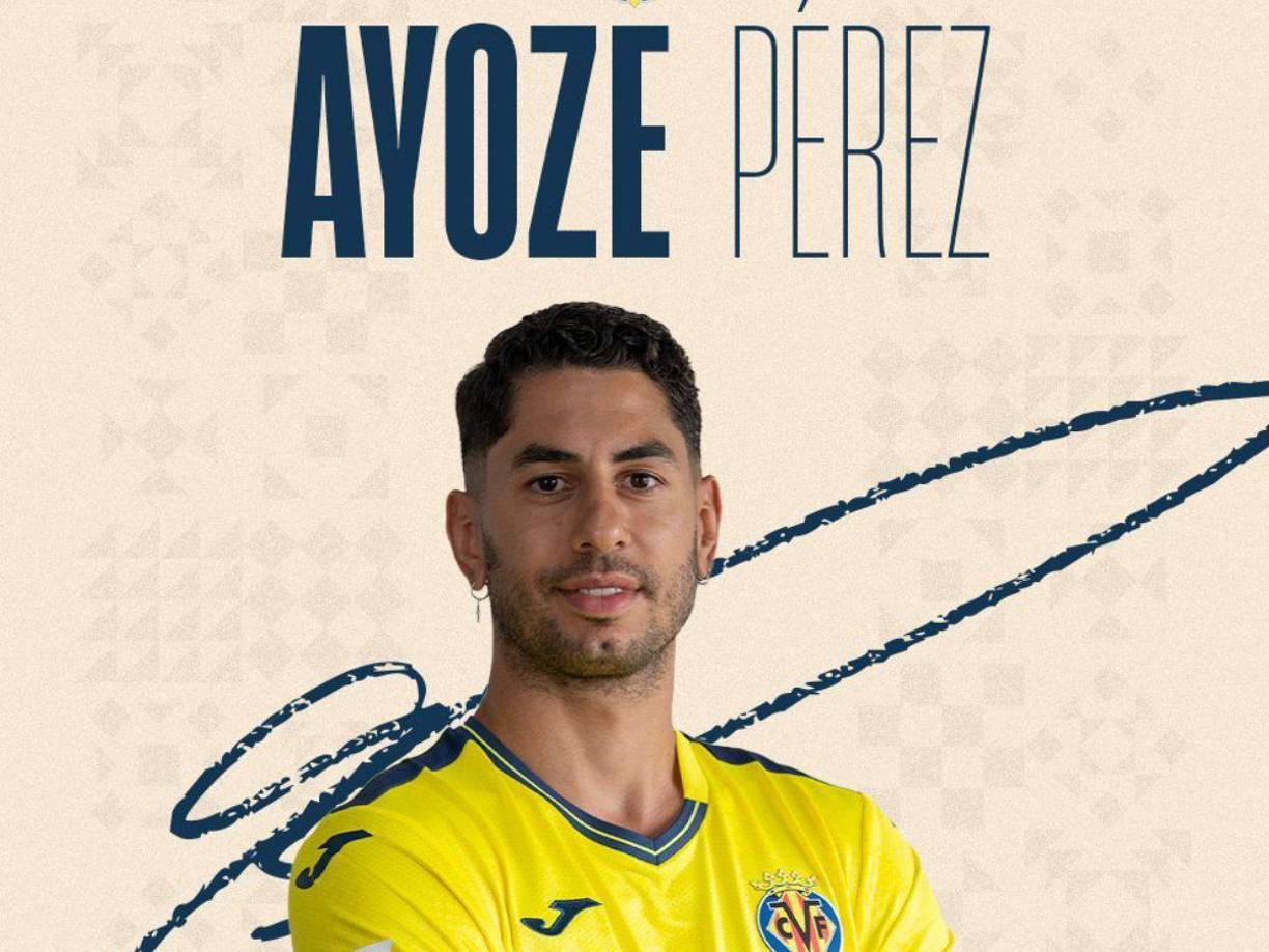 Procedente del Betis, el Villareal ha fichado al delantero Ayoze Pérez por 4.000.000 €, el valor de su cláusula. Firma hasta junio de 2028.