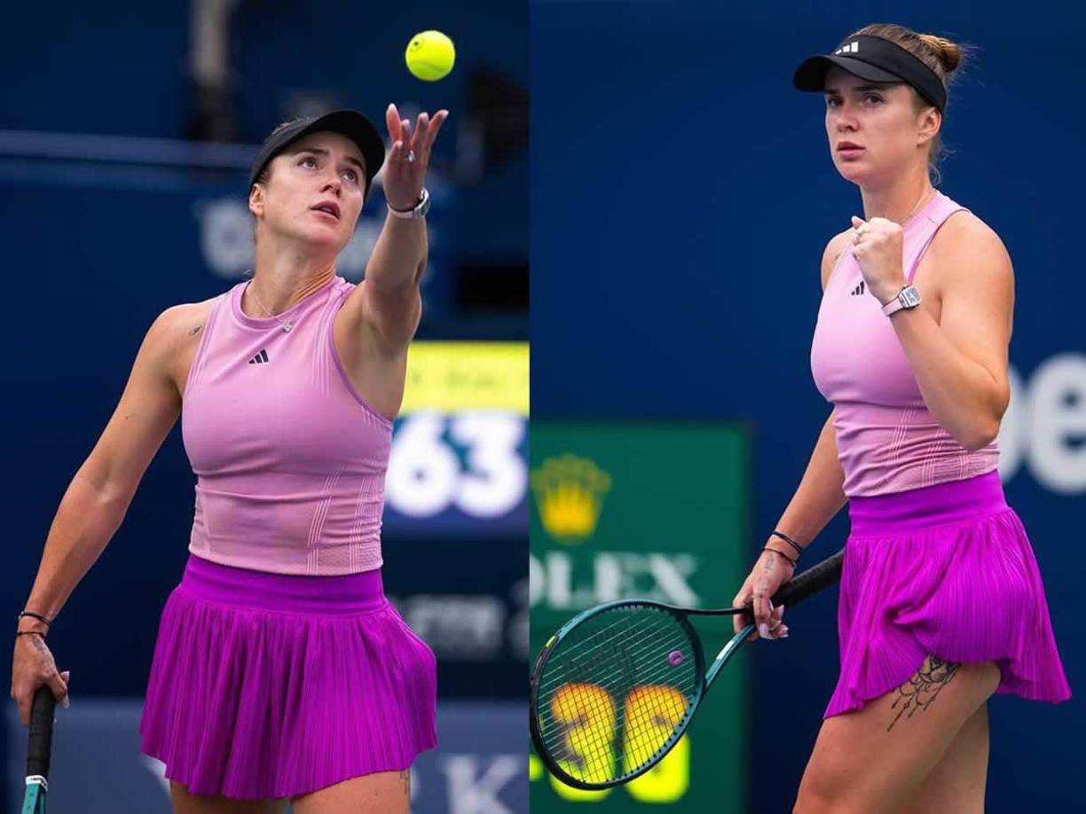 Elina Svitolina es la tenista que mayor carrera ha hecho en su país, llegó a ser número 3 del ranking WTA (ahora es 23).