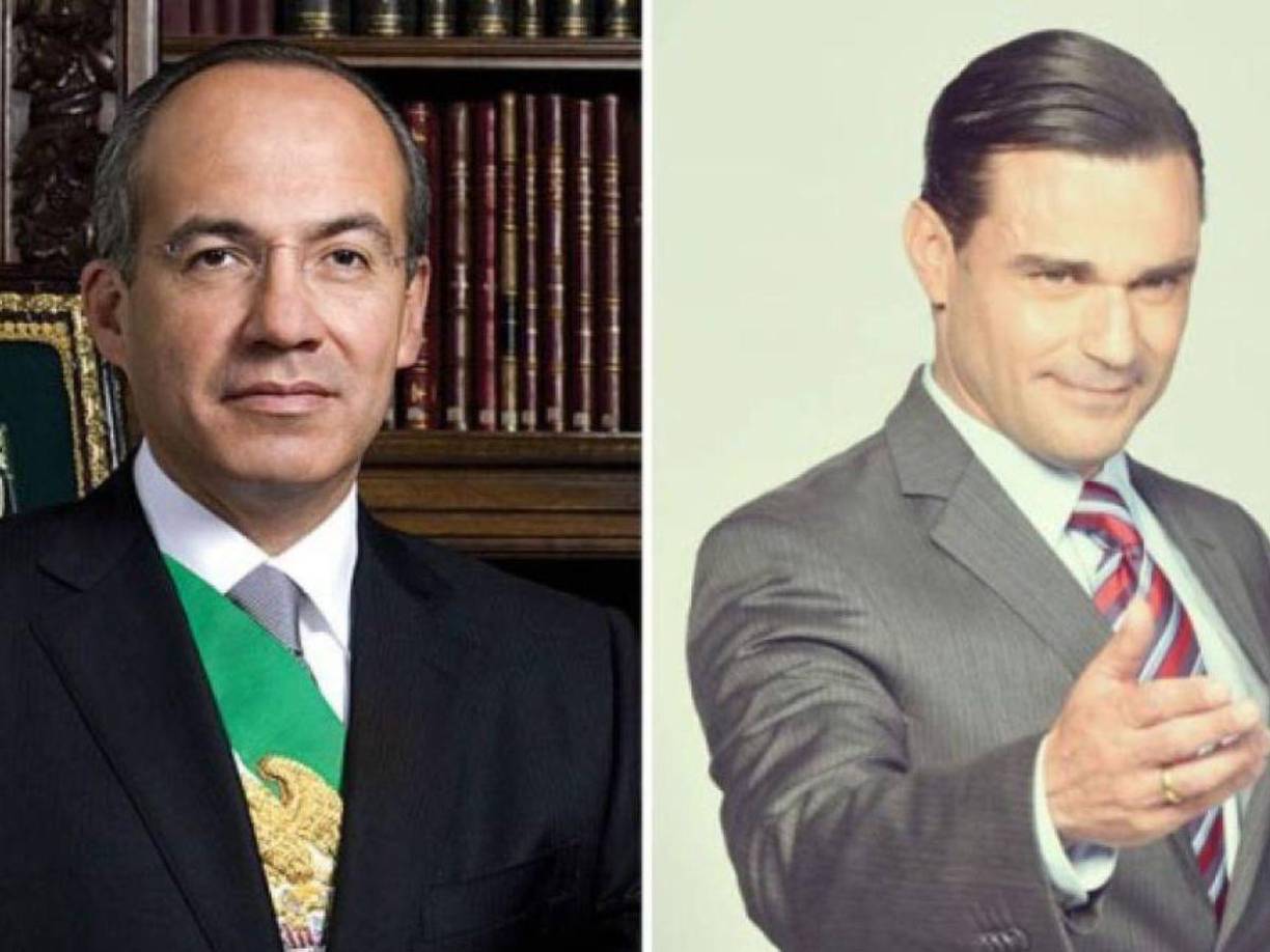 Felipe Calderón Hinojosa era Enrique Morejón, papel realizado por Carlos Torres. Político mexicano del Partido de Acción Nacional (PAN), presidente de México entre 2006 y 2012.
