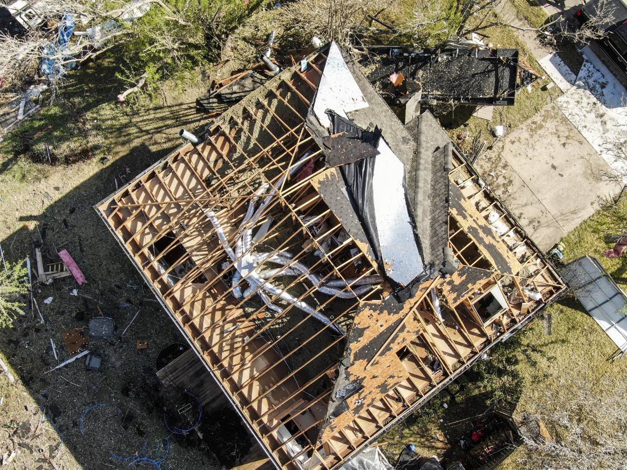 Tornados dejan un muerto y gran devastación en Nueva Orleans y Texas