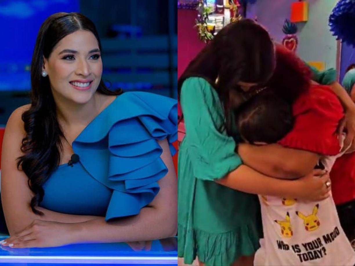 La presentadora de televisión viajó hasta España para reencontrarse con su madre. 