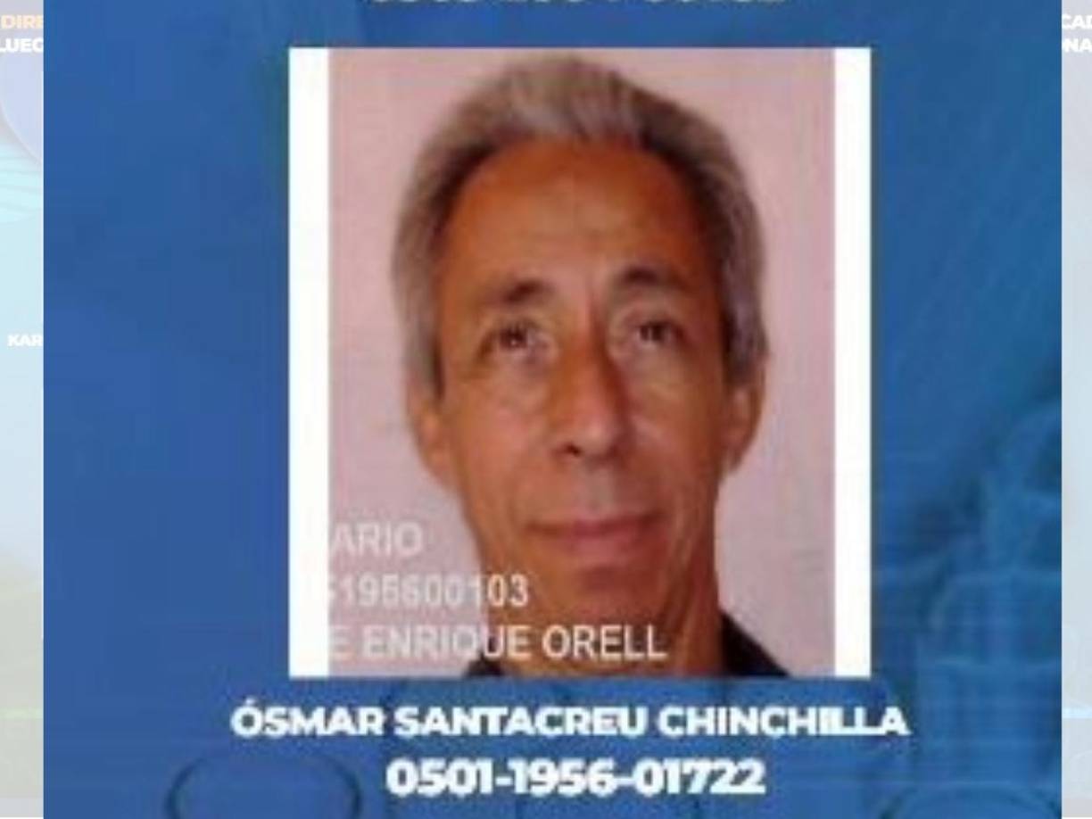 Ósmar Santcreu Chinchilla de 68 años.