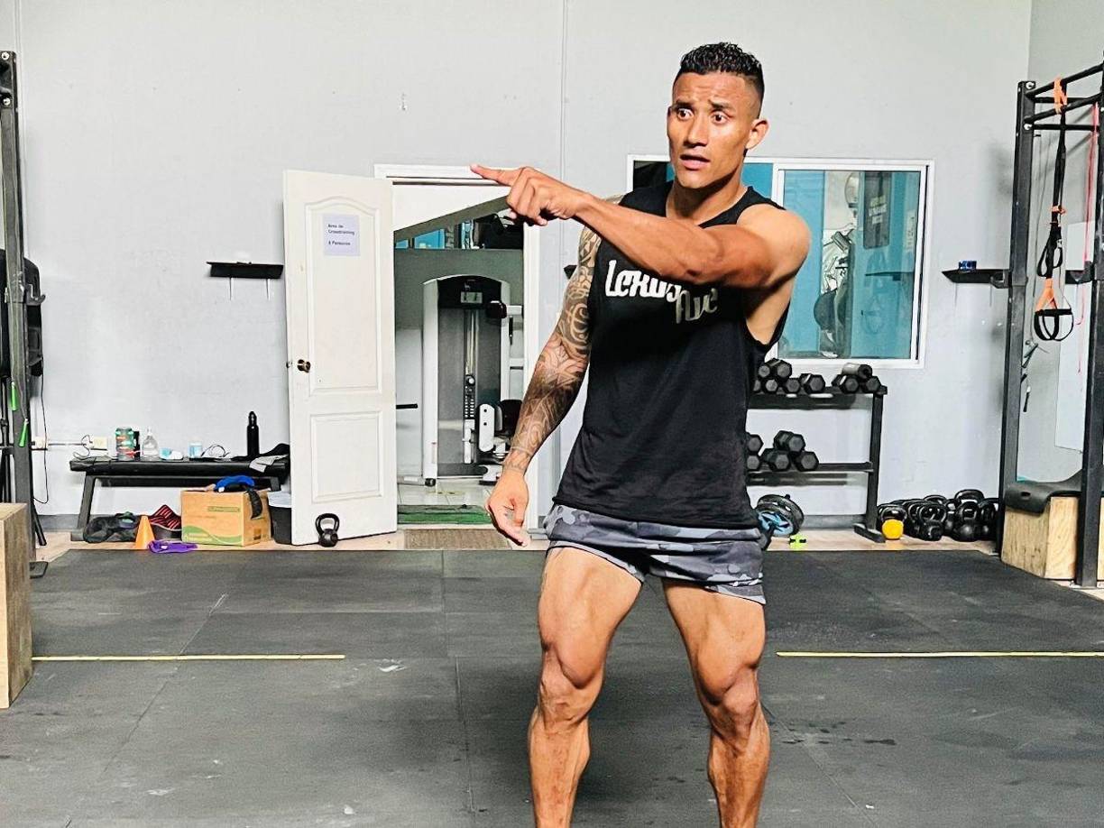 El espectacular aspecto físico de Luis Garrido, exjugador de Olimpia, Real España, Marathón, Victoria, entre otros clubes de la Liga Nacional de Honduras.