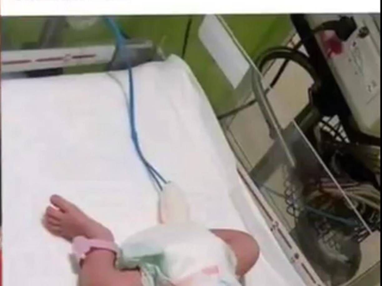 Afortunadamente su bebé, está viva.