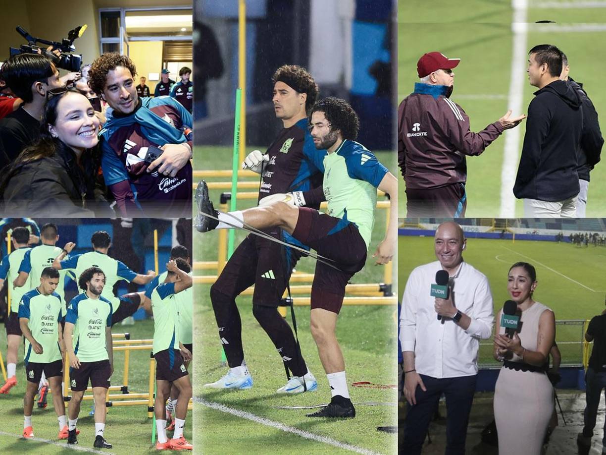 La Selección de México realizó finalmente el reconocimiento de la cancha del estadio Morazán previo al partido de este viernes contra Honduras por la Nations League. El ‘Chino‘ Huerta fue protagonista y la prensa azteca dice presenta.
