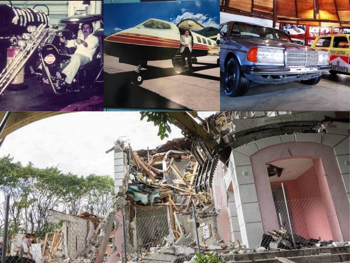 La casa propiedad de Pablo Escobar y que servía como museo para el narcotraficante más famoso en la historia de Colombia fue derriba por las autoridades.