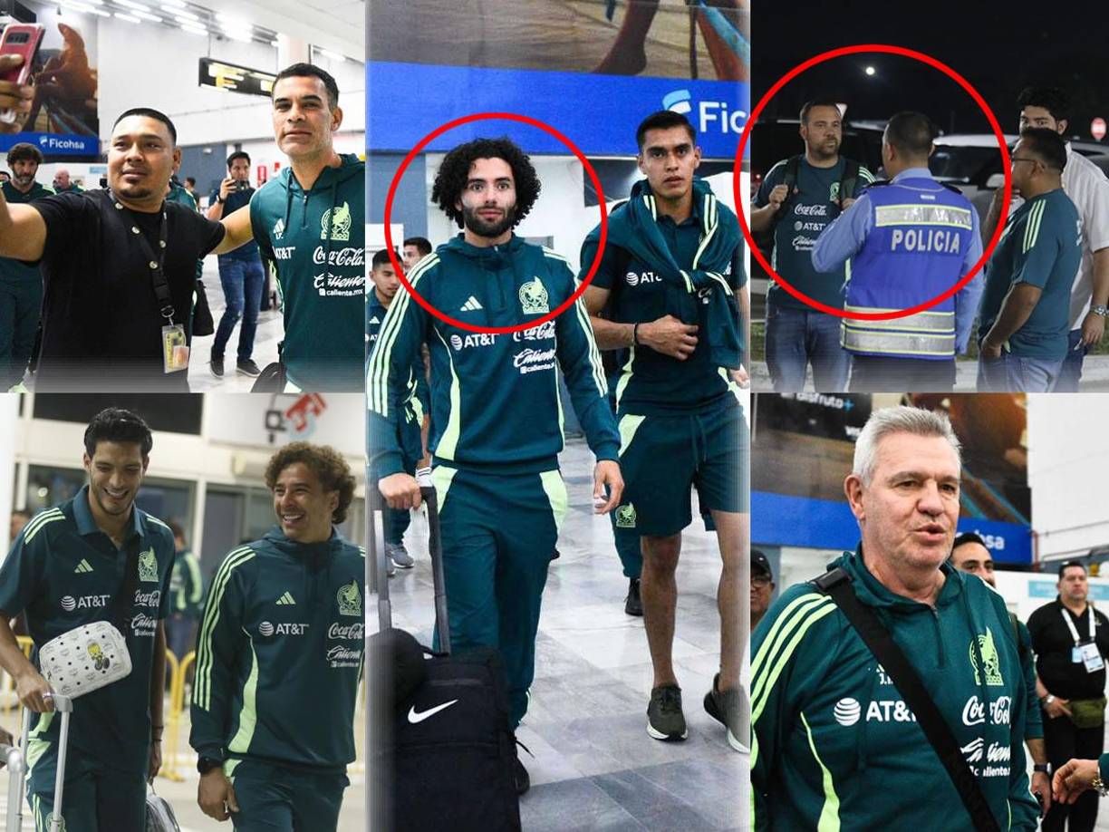 Así ha sido la llegada de la Selección de México a San Pedro Sula para enfrentar a Honduras en el partido de ida de los cuartos de final de la Nations League de la Concacaf, en el estadio Morazán.