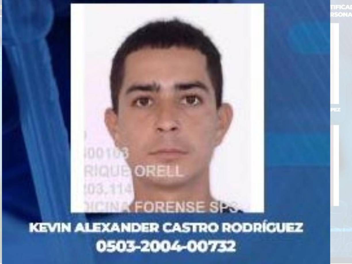 Kevin Alexander Castro Rodríguez, de 20 años.