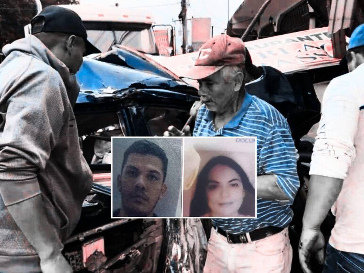 Al ver esto, el conductor del turismo hace una maniobra para rebasar y al invadir el carril contrario chocó de frente con la rastra.