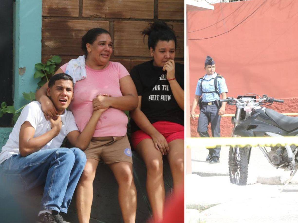 “¿Por qué mi muchacho? ¿Por qué mi niño? Él no le hacía daño a nadie”, gritaba una mujer junto al cuerpo de un joven que fue acribillado ayer, jueves, en Tegucigalpa.