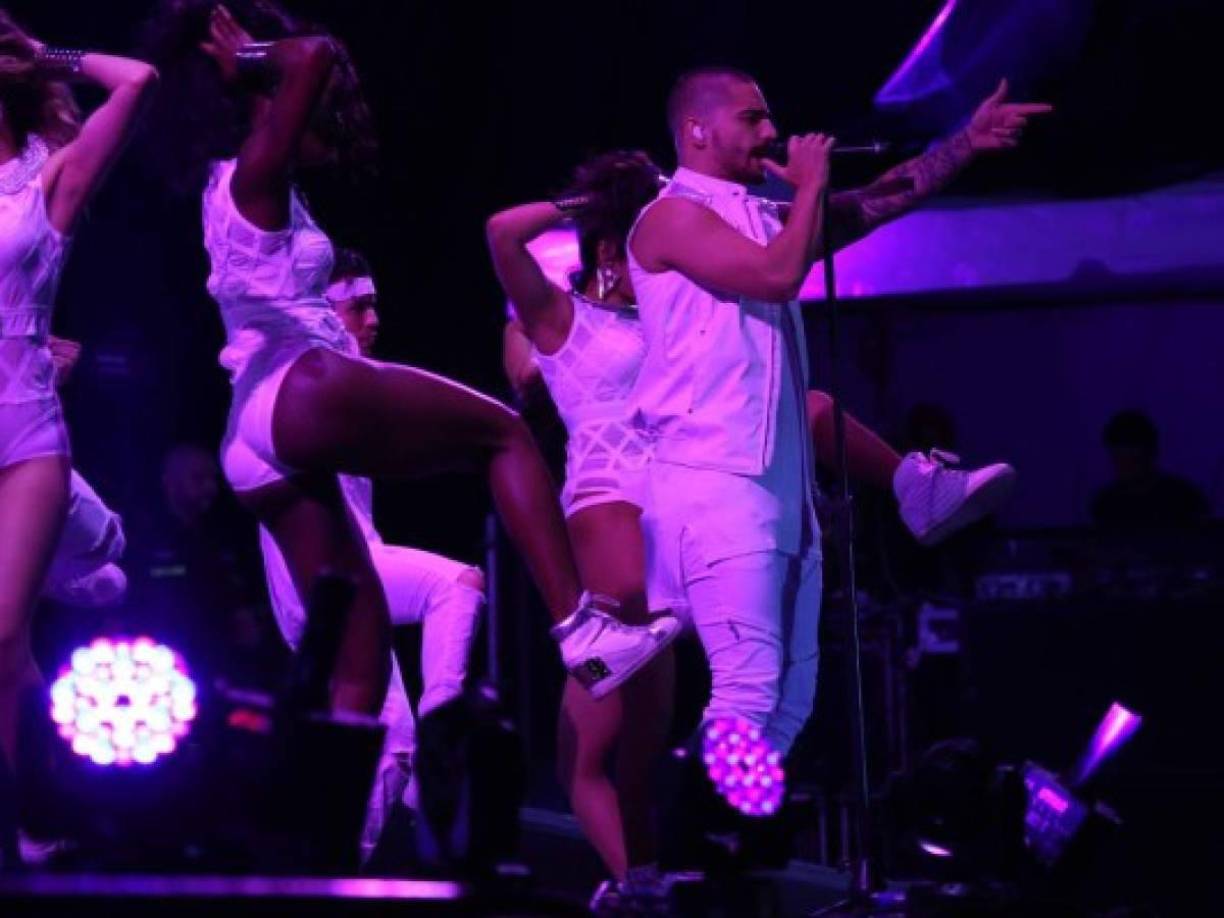 Maluma se presentó en el Morazán el 31 de agosto del 2016 y dejó una ganancia 168 mil lempiras.