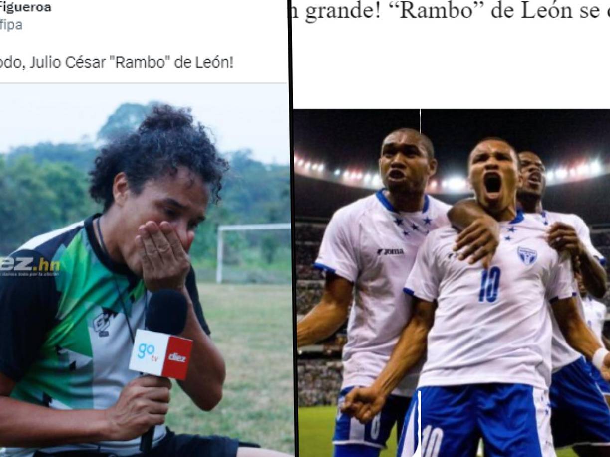 A sus 43 años, Rambo de León anunció este jueves que colgaba los tacos y así reaccionaron los medios y periodistas al retiro de una de las leyendas de Honduras.