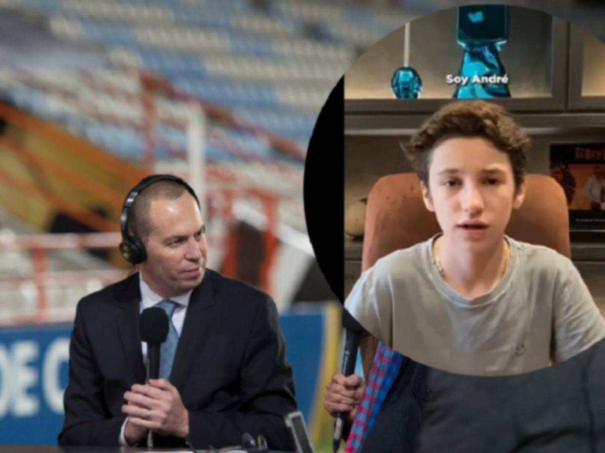 Por tal razón, el hijo de André Marín fue invitado por Faitelson al duelo América vs Pumas ya que el pequeño ha tomado la decisión de seguir los pasos de su padre.