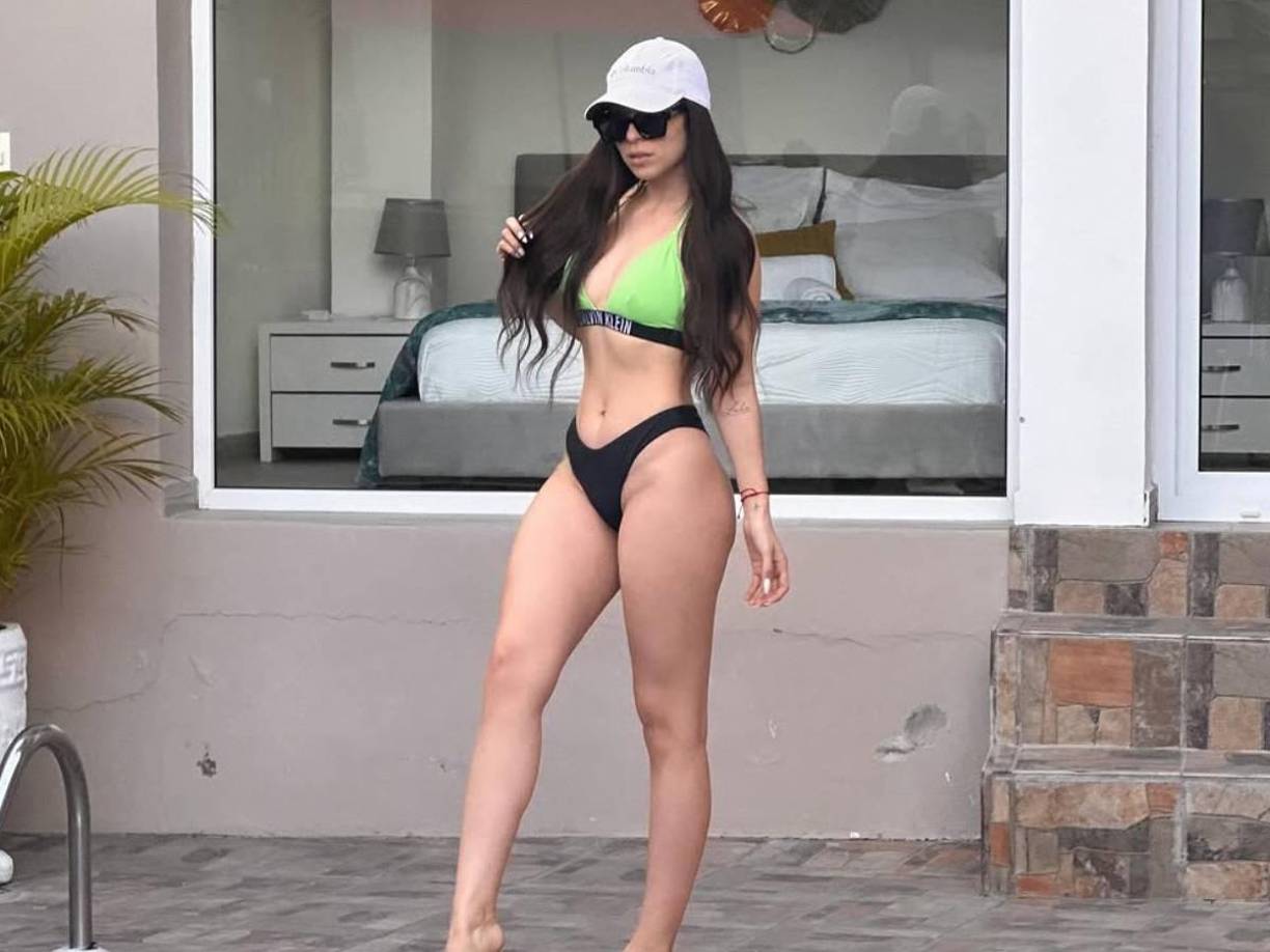 Laura Meza con otra de las fotografías que subió en sus redes sociales con un mensaje especial para Rodrigo Auzmendi.