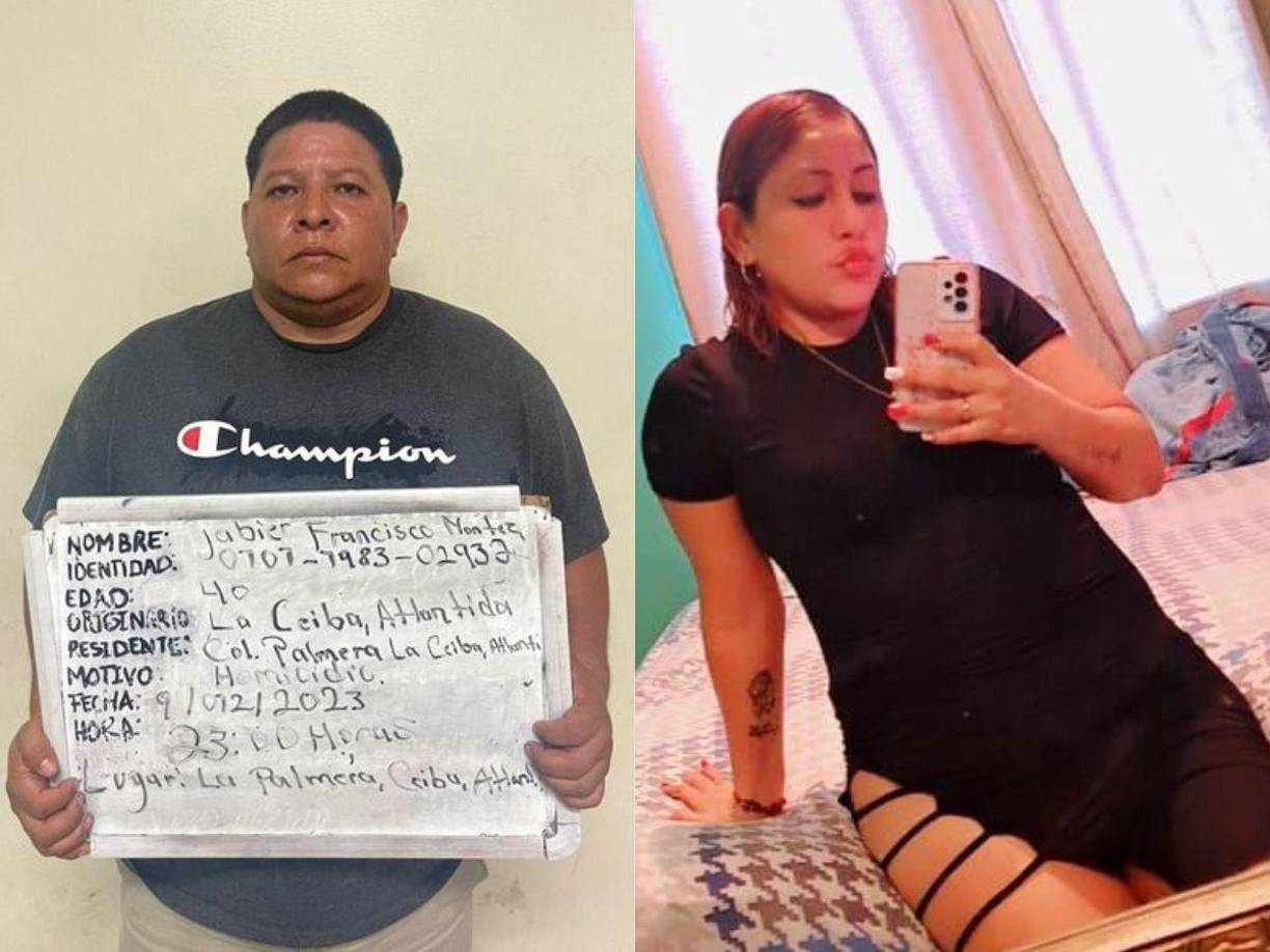 José Francisco Medina Montes (40) fue detenido horas después de asesinar a su expareja Yurina Stephanie Figueroa Turcios