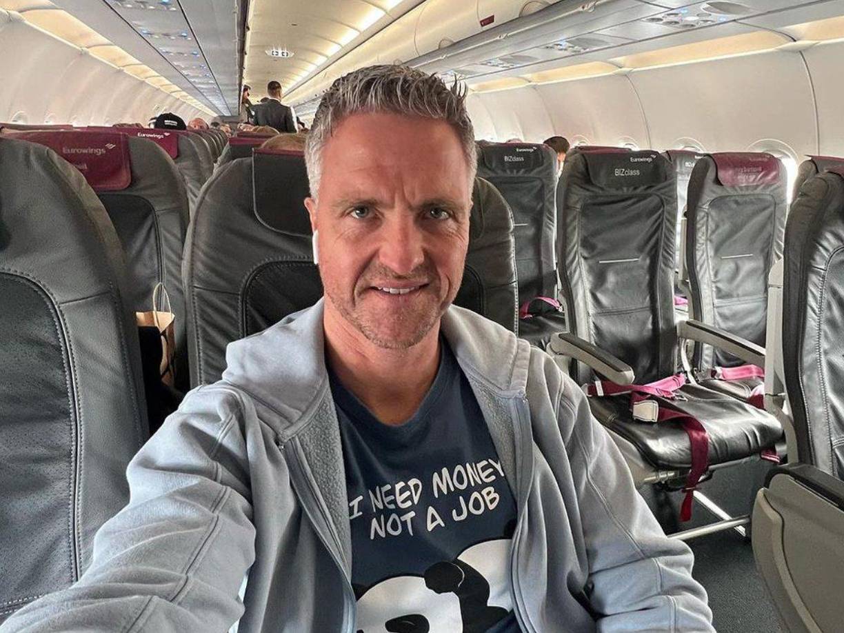 El competidor de automovilismo fue muy contundente con el mensaje contra su exmujer.