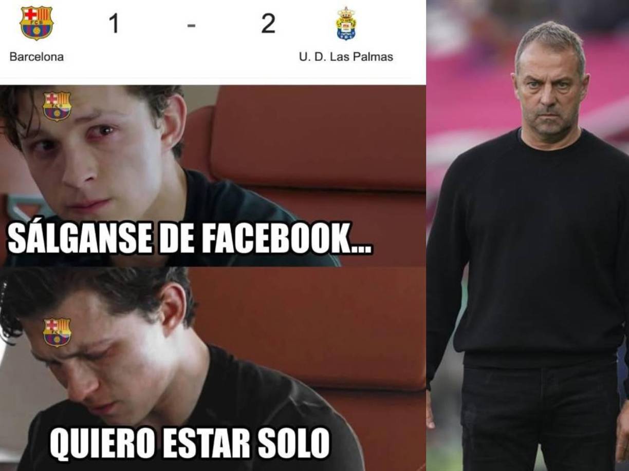 Barcelona desata burlas: los memes de la sorpresiva derrota en LaLiga